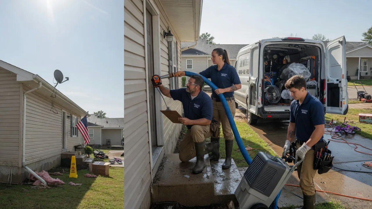 Ceiling Water Damage Restoration in Guernsey, IA near me
